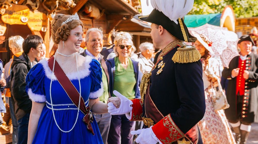 Eröffnung Historisches Volksfest auf dem Schlossplatz am 26.09.2018 in Stuttgart 
(Photo by Thomas Niedermueller / www.niedermueller.de)