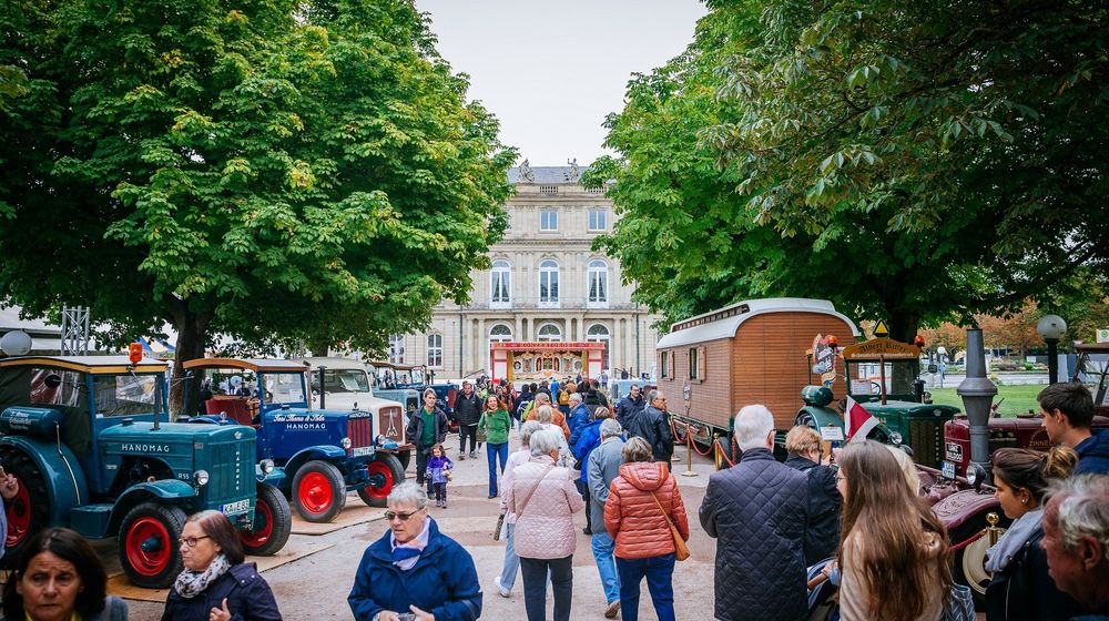 Historisches Volksfest auf dem Schlossplatz in Stuttgart am 01.10.2018
Foto: Thomas Niedermüller / www.niedermueller.de